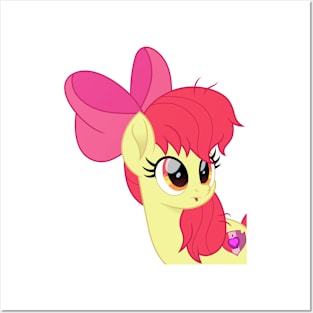 Messy Apple Bloom portrait Posters and Art